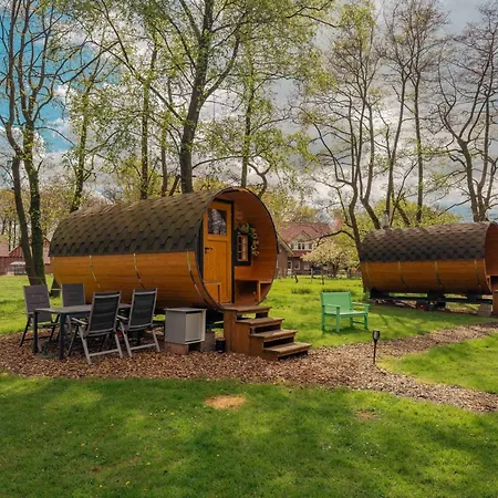 Vakantiehuis Kuhle Auszeit - Fass Sonnenblume Lastrup