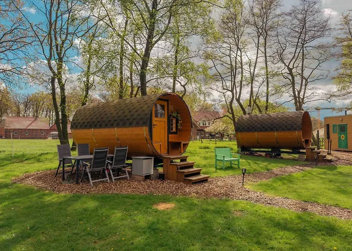 Semesterbostad Kuhle Auszeit - Fass Sonnenblume Lastrup